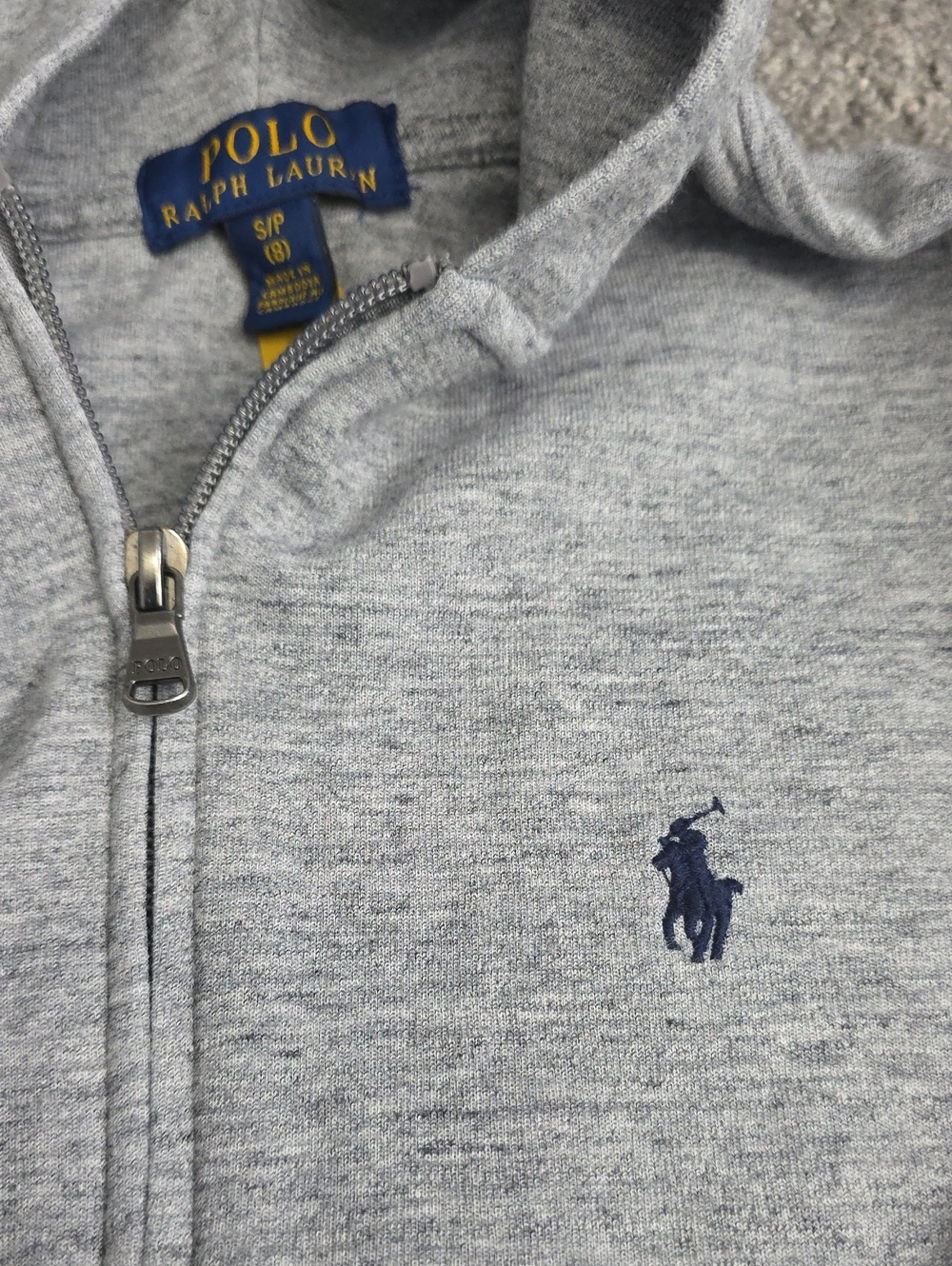 Polo by Ralph Lauren Heather Gray Hoodie - Picture 4 of 5